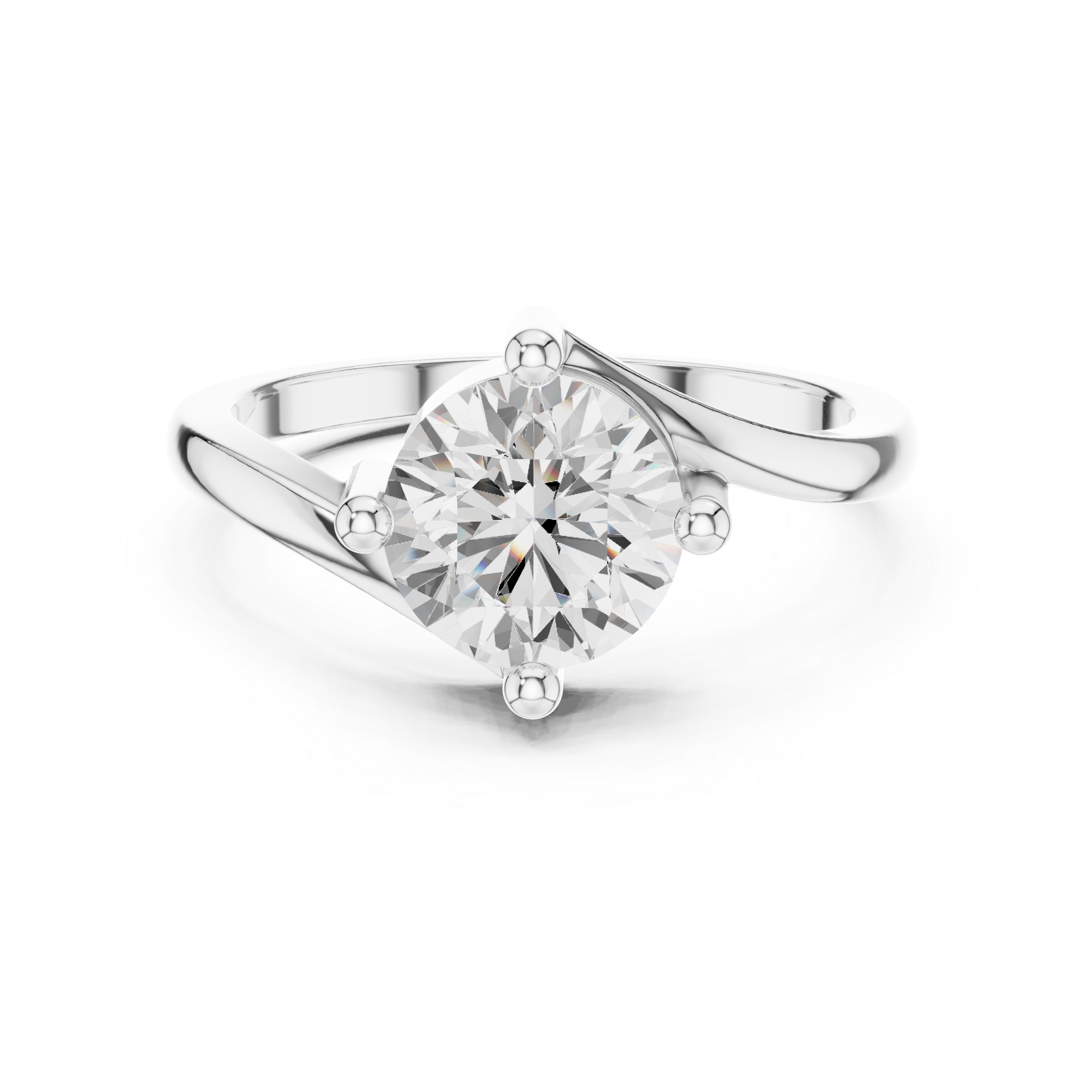 Lavender Crest Lab Grown Diamond Ring