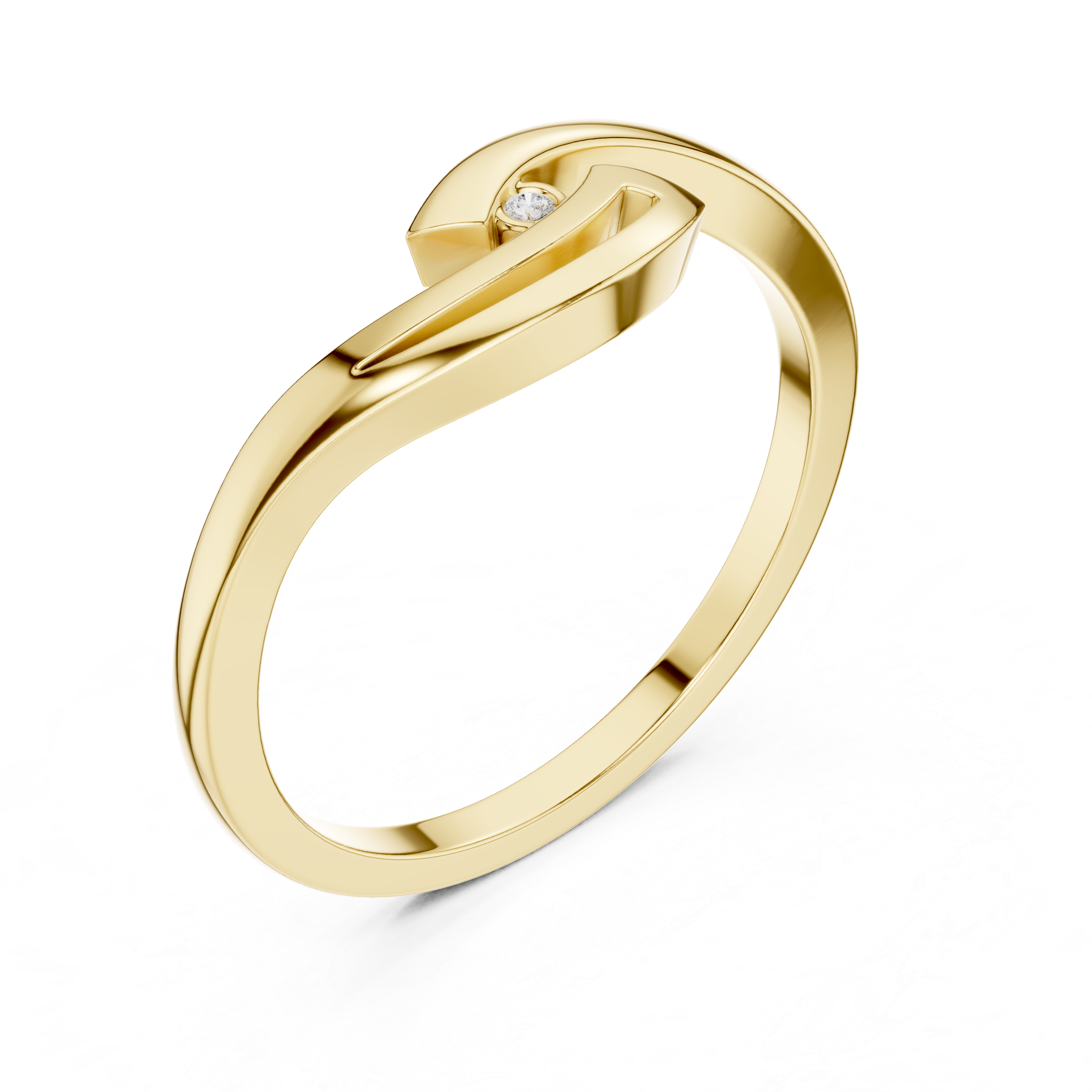 River Whisper Lab Grown Diamond Ring