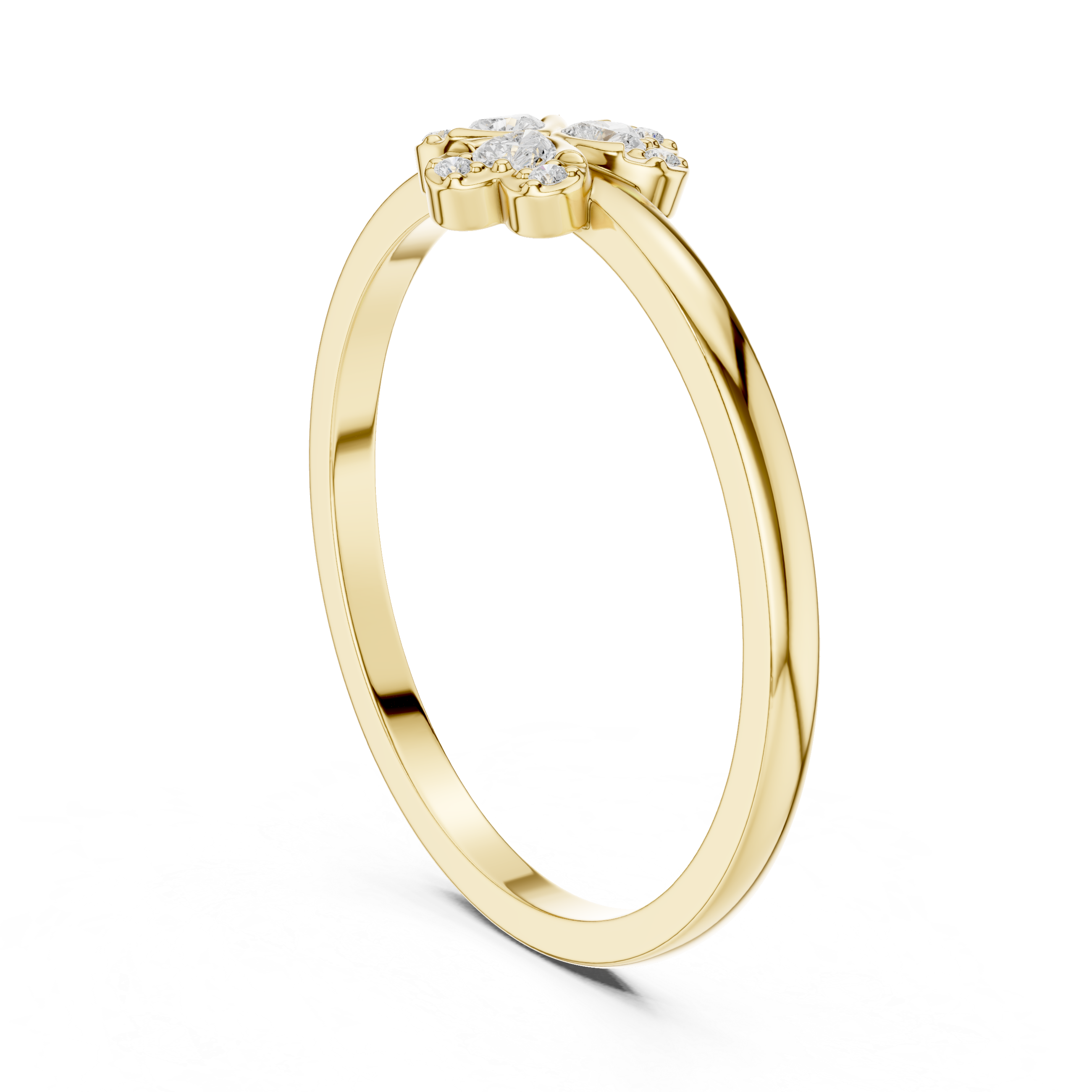 Galaxy Crest Lab Grown Diamond Ring