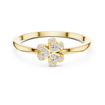 Galaxy Crest Lab Grown Diamond Ring