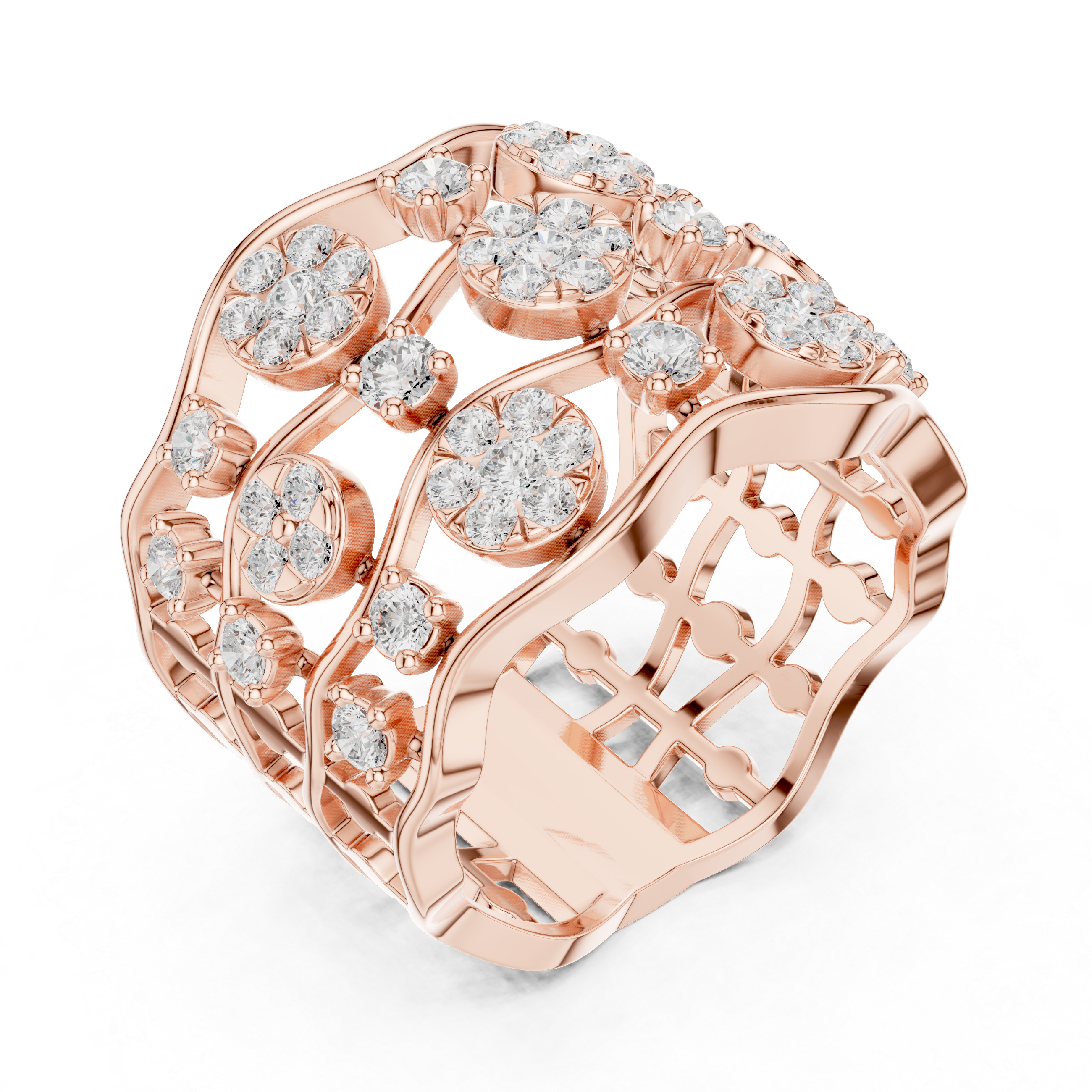 Pine Harmony Lab Grown Diamond Ring