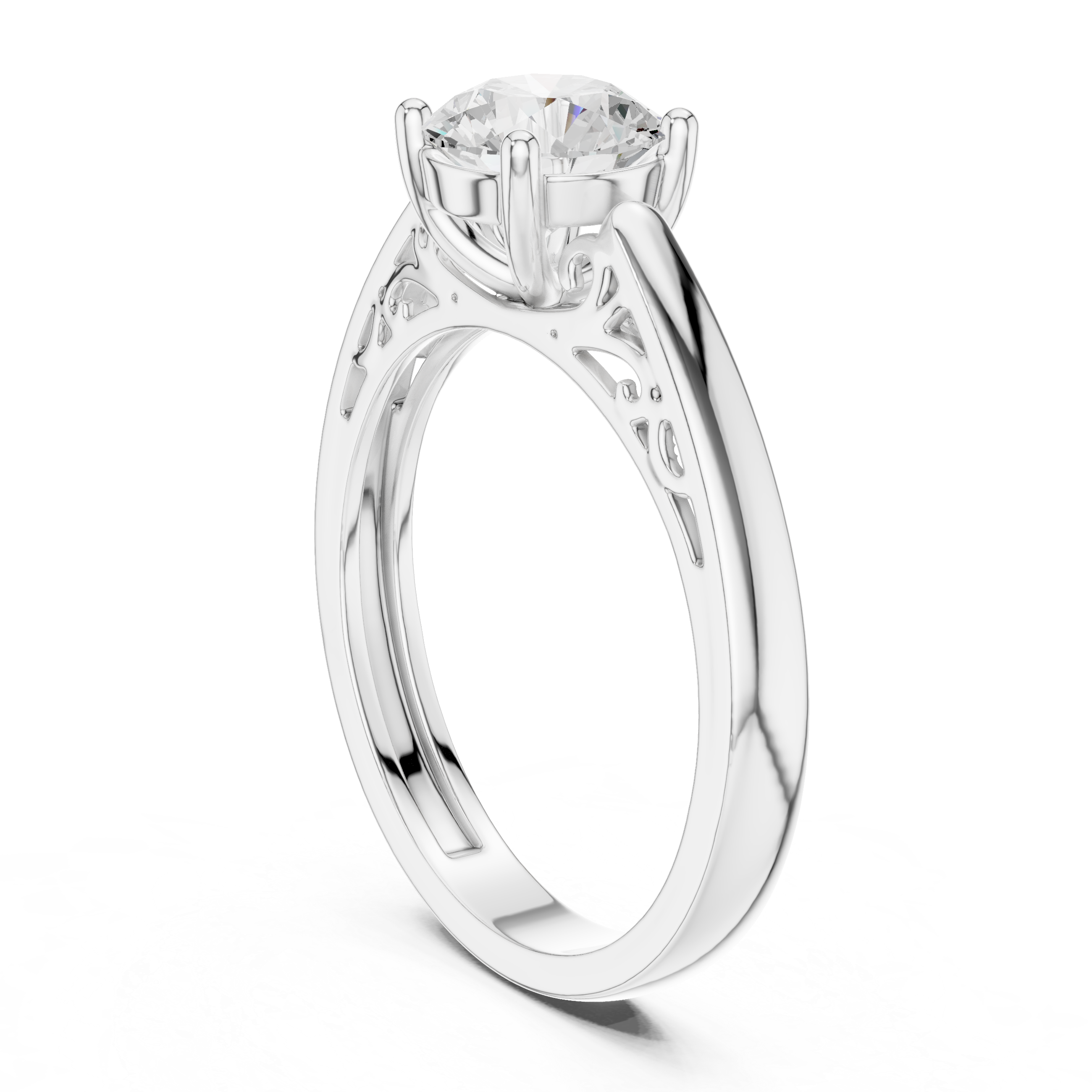 Coral Majesty Lab Grown Diamond Ring