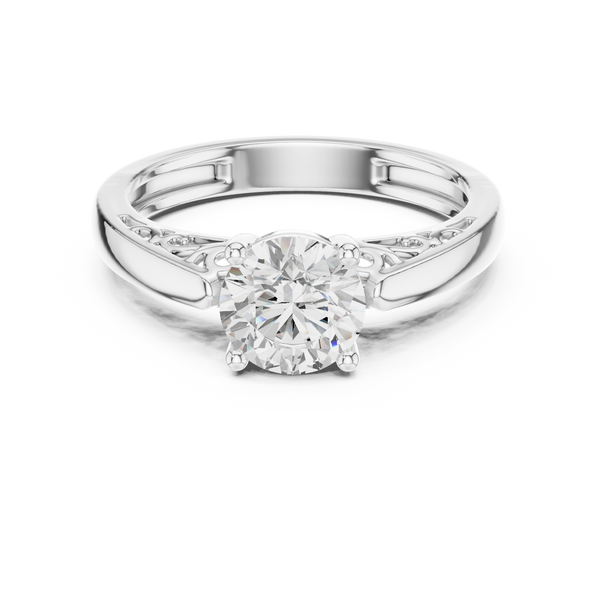 Coral Majesty Lab Grown Diamond Ring