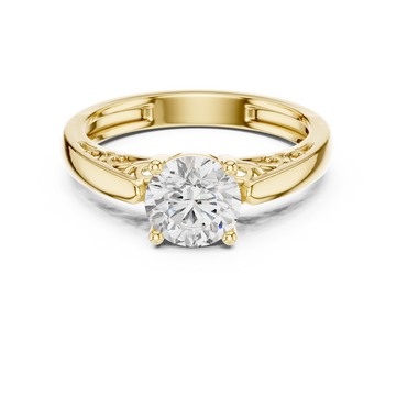 Coral Majesty Lab Grown Diamond Ring