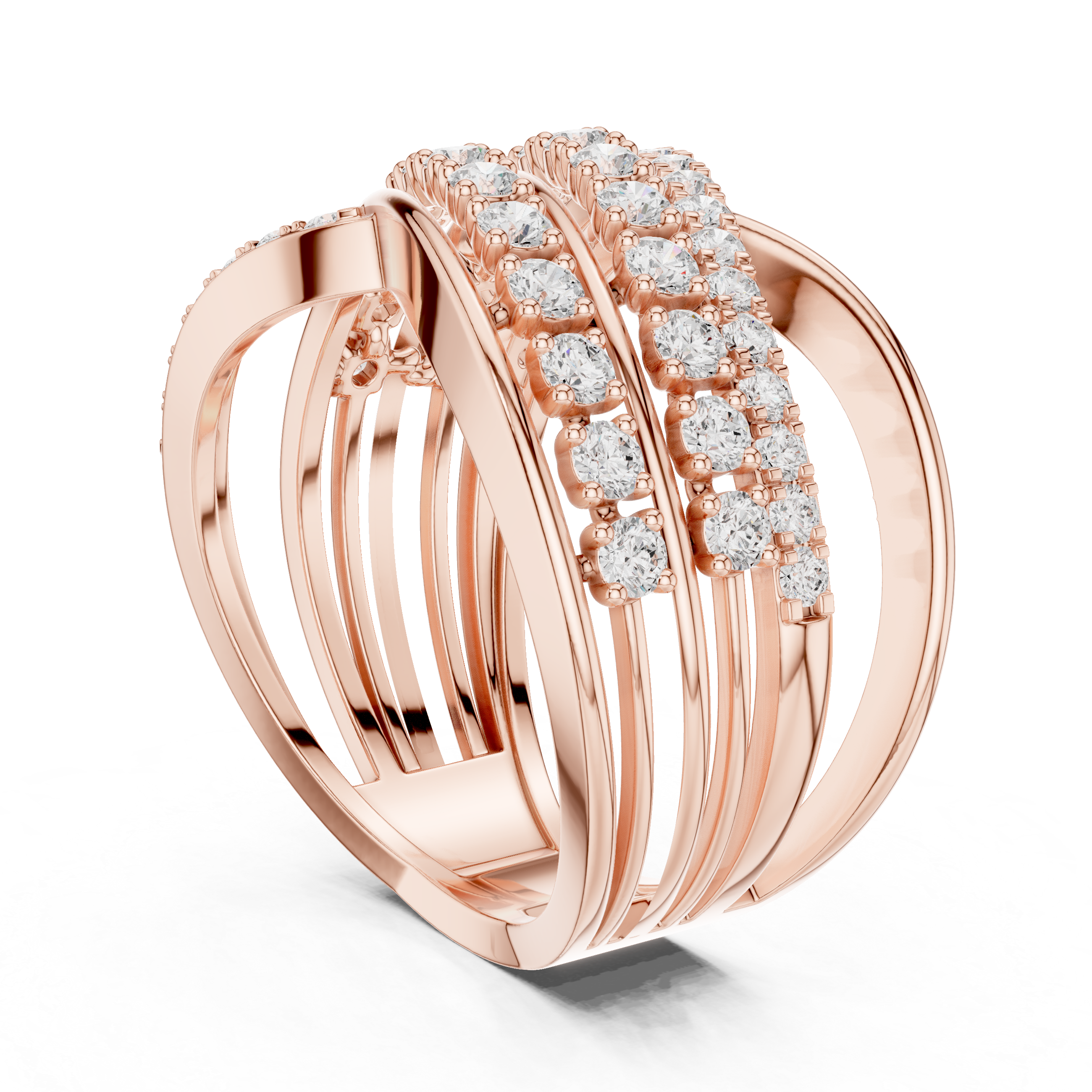 Olive Glow Lab Grown Diamond Ring