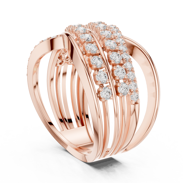 Olive Glow Lab Grown Diamond Ring