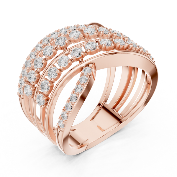 Olive Glow Lab Grown Diamond Ring