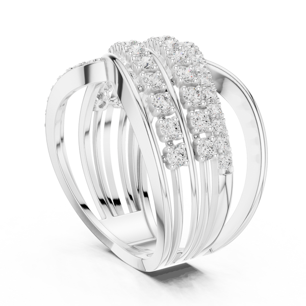 Olive Glow Lab Grown Diamond Ring