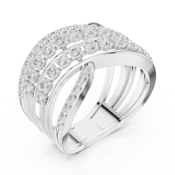 Olive Glow Lab Grown Diamond Ring