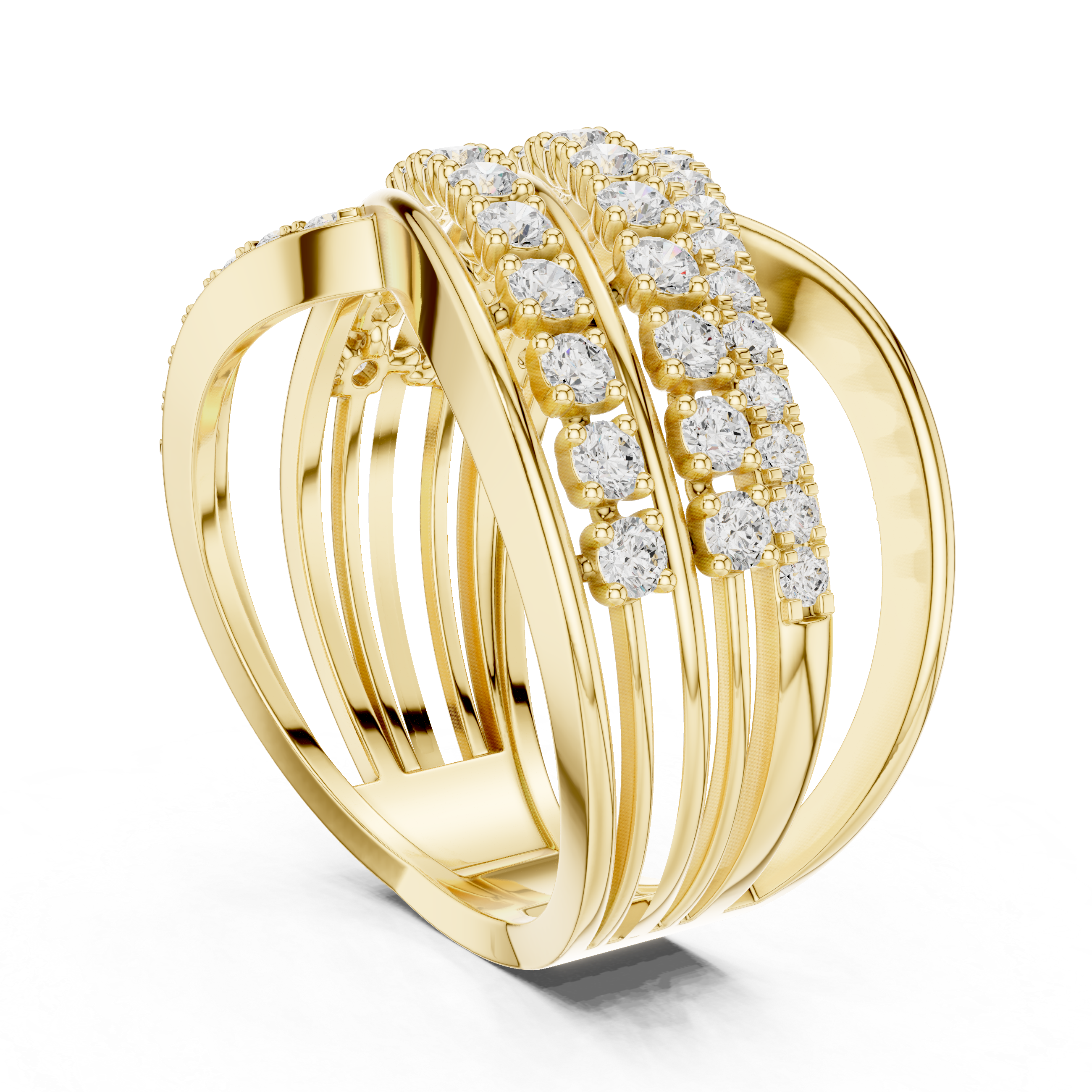 Olive Glow Lab Grown Diamond Ring
