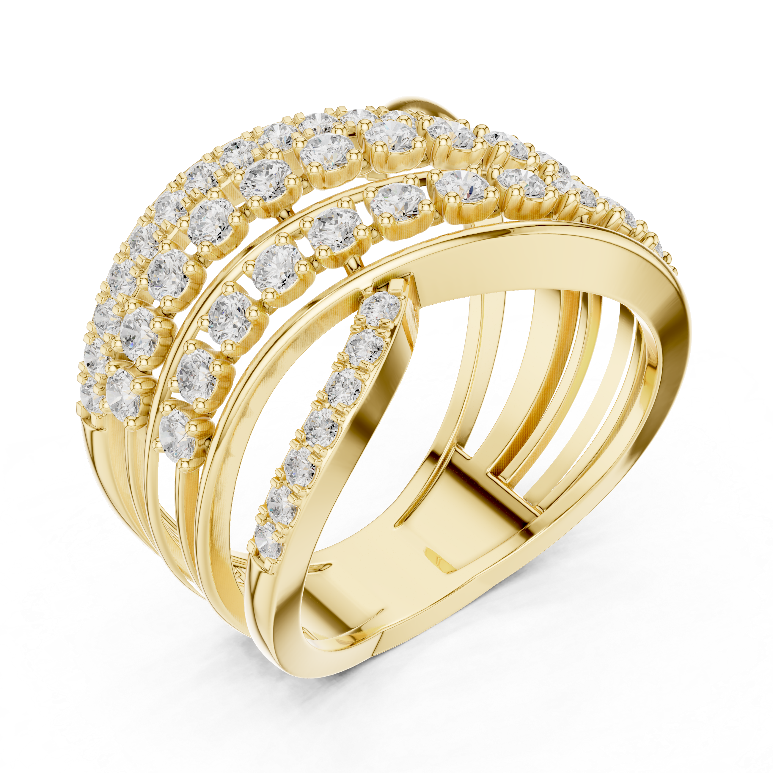 Olive Glow Lab Grown Diamond Ring