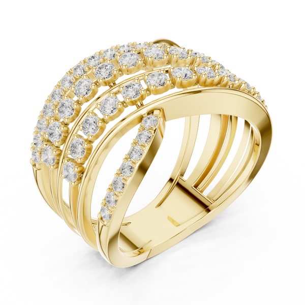 Olive Glow Lab Grown Diamond Ring