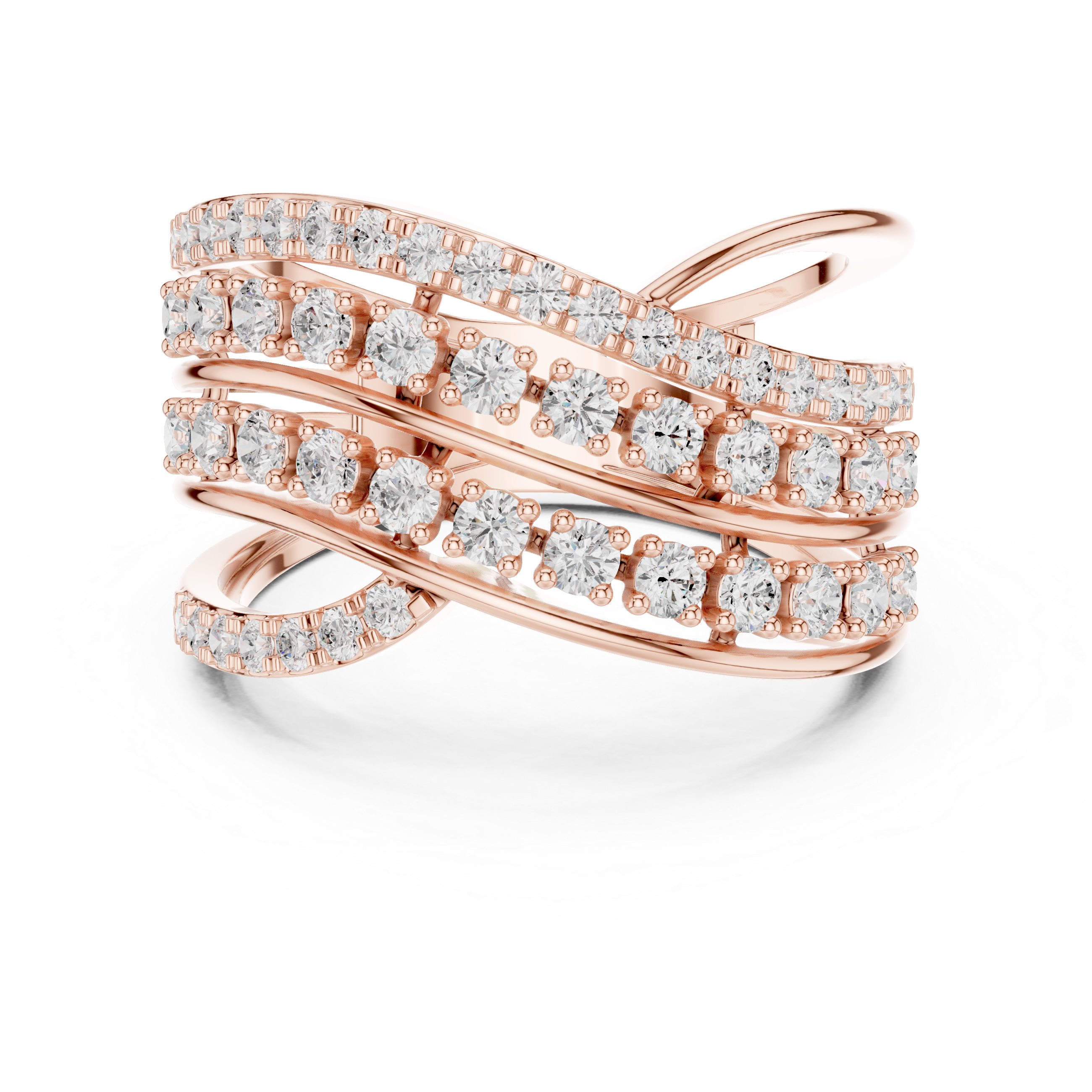 Olive Glow Lab Grown Diamond Ring