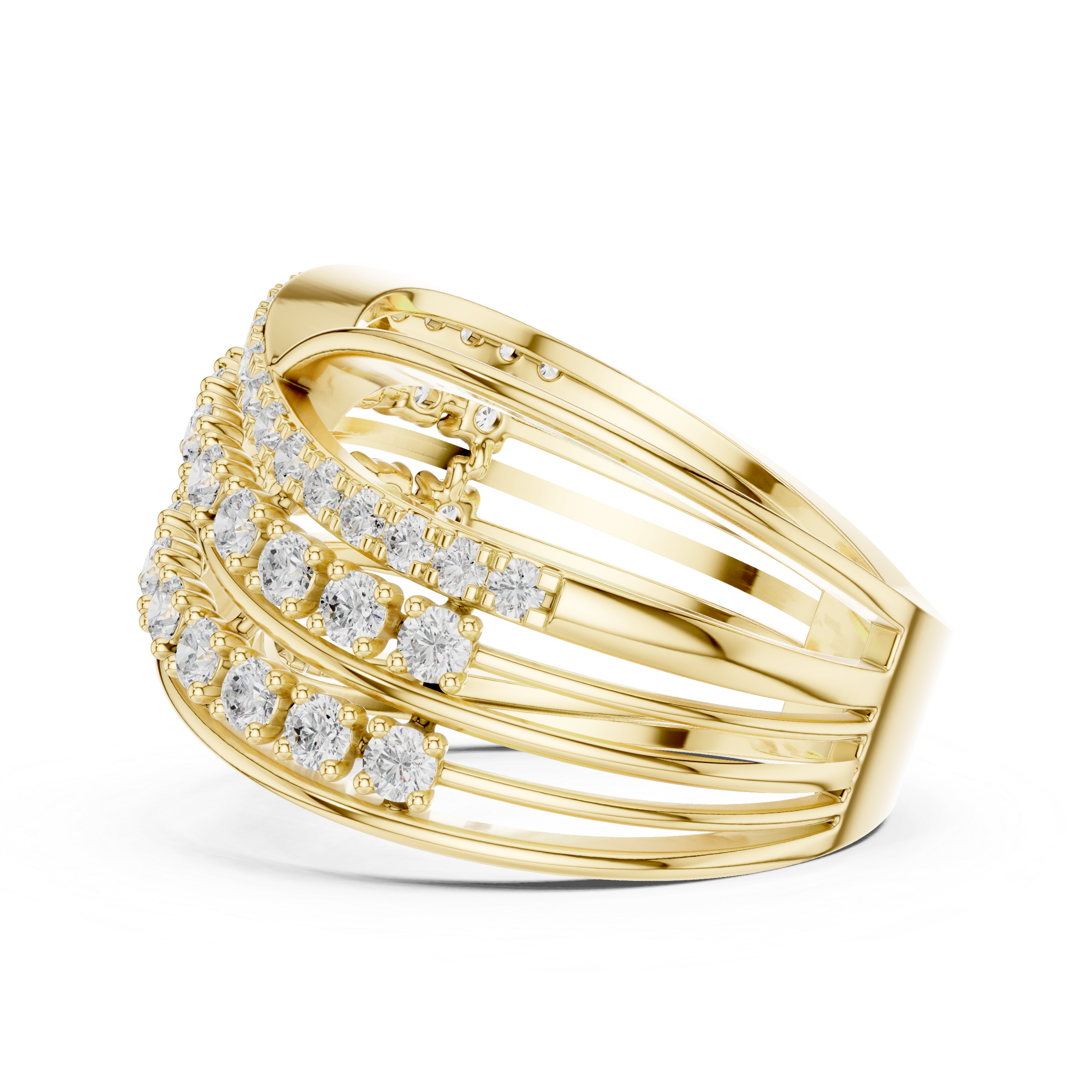 Olive Glow Lab Grown Diamond Ring