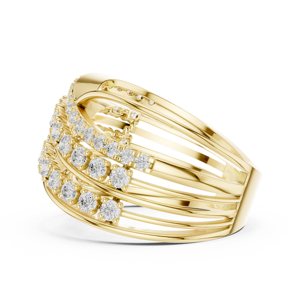 Olive Glow Lab Grown Diamond Ring