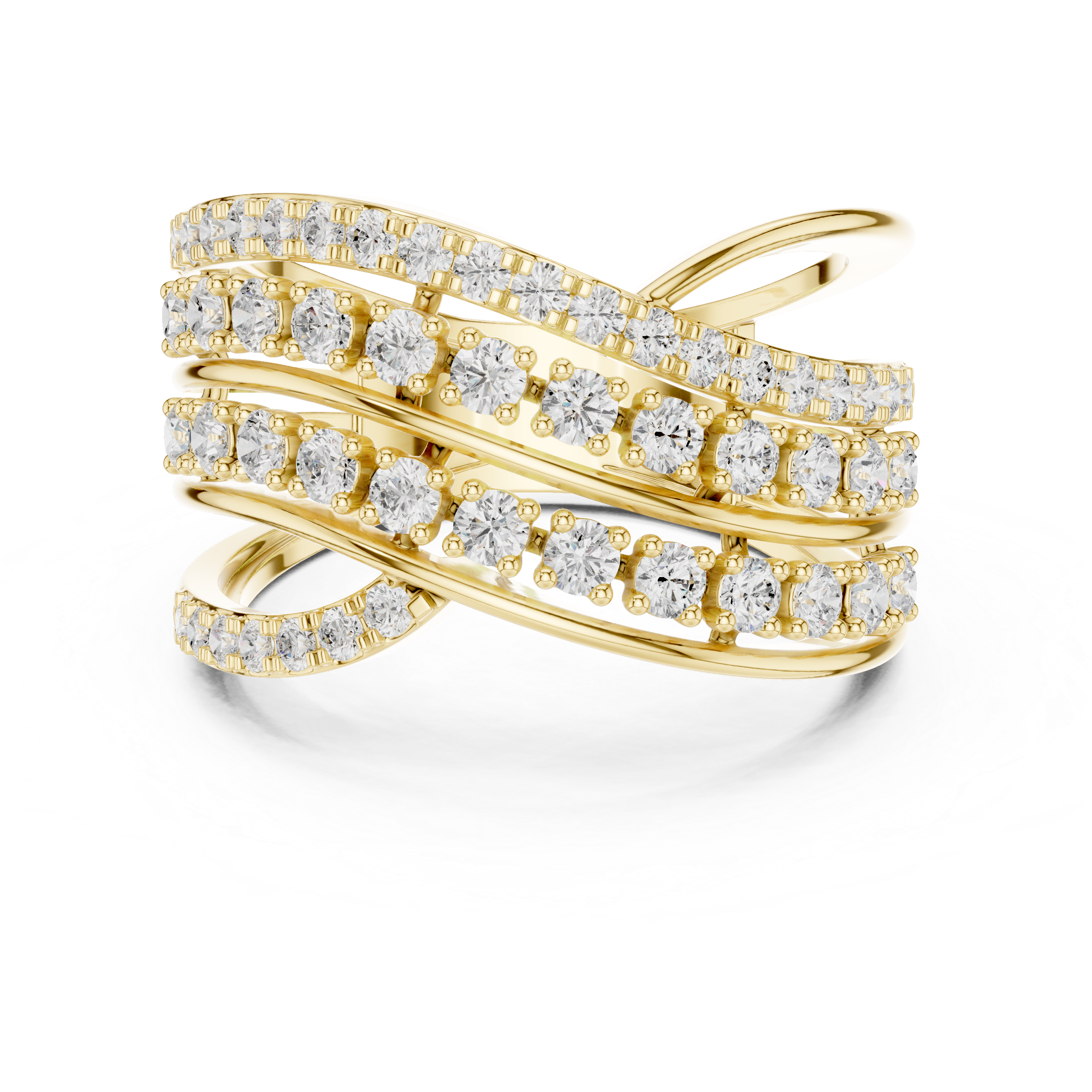 Olive Glow Lab Grown Diamond Ring