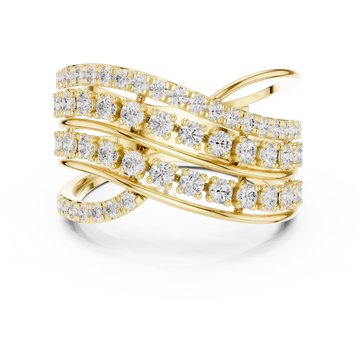Olive Glow Lab Grown Diamond Ring