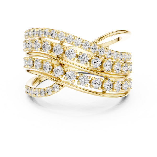 Olive Glow Lab Grown Diamond Ring