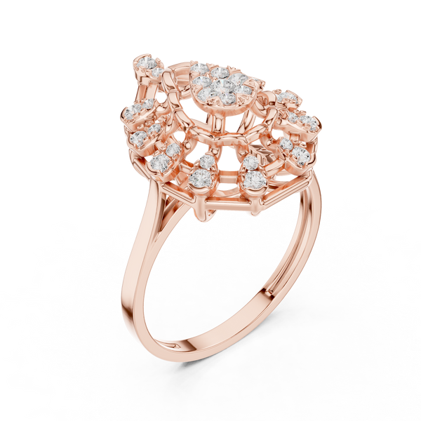 Horizon Bloom Lab Grown Diamond Ring