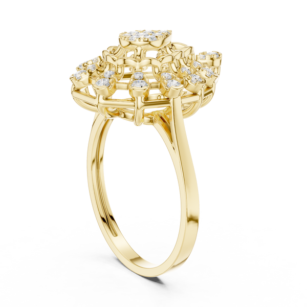 Horizon Bloom Lab Grown Diamond Ring