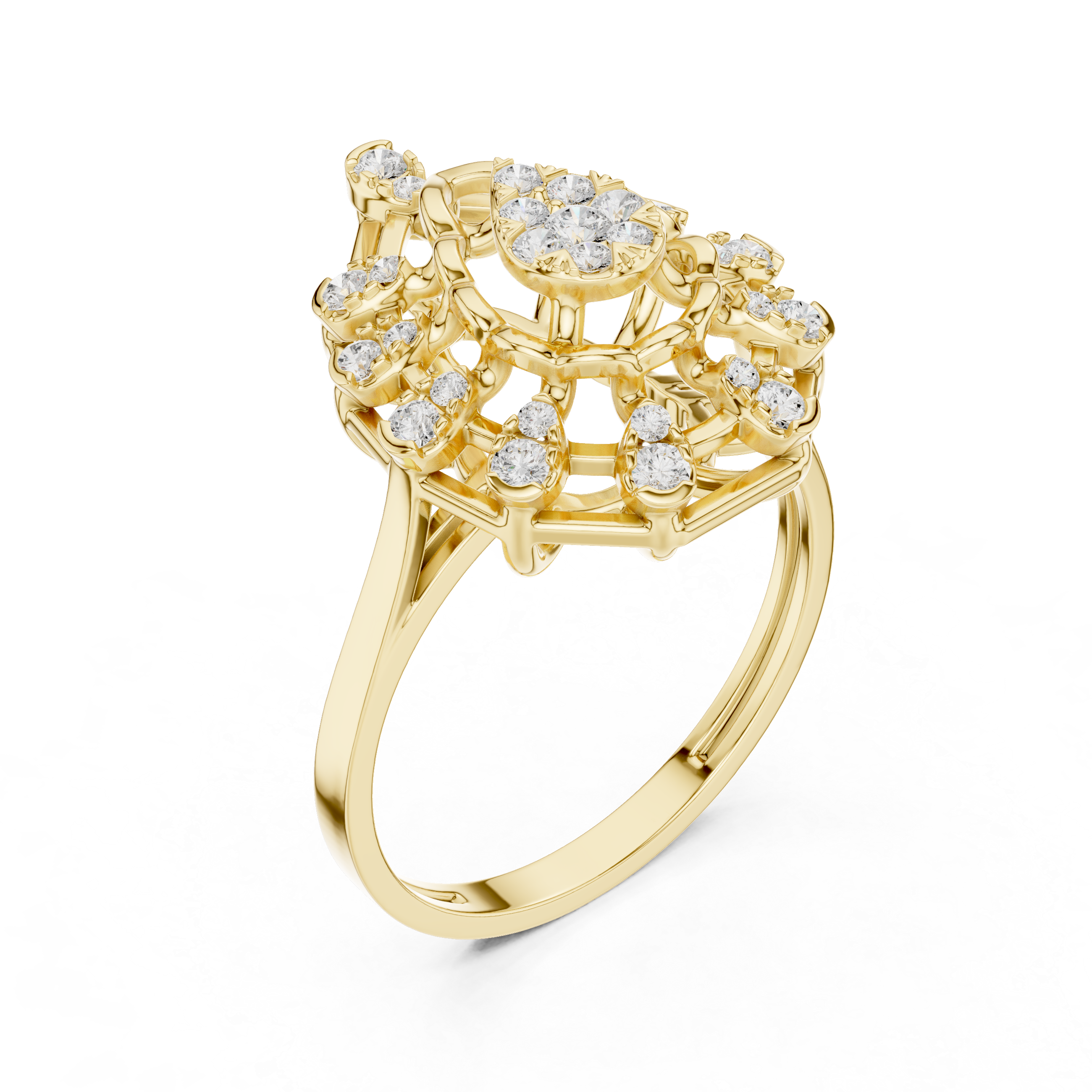Horizon Bloom Lab Grown Diamond Ring
