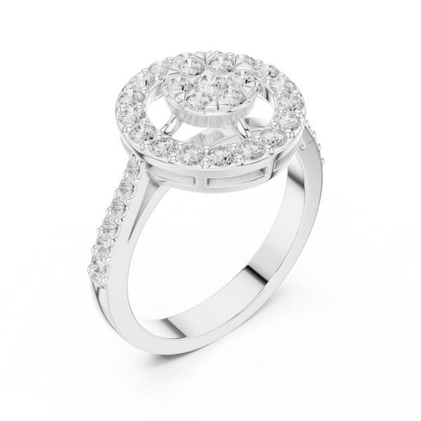 Ocean Whisper Lab Grown Diamond Ring