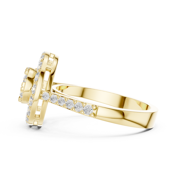 Ocean Whisper Lab Grown Diamond Ring