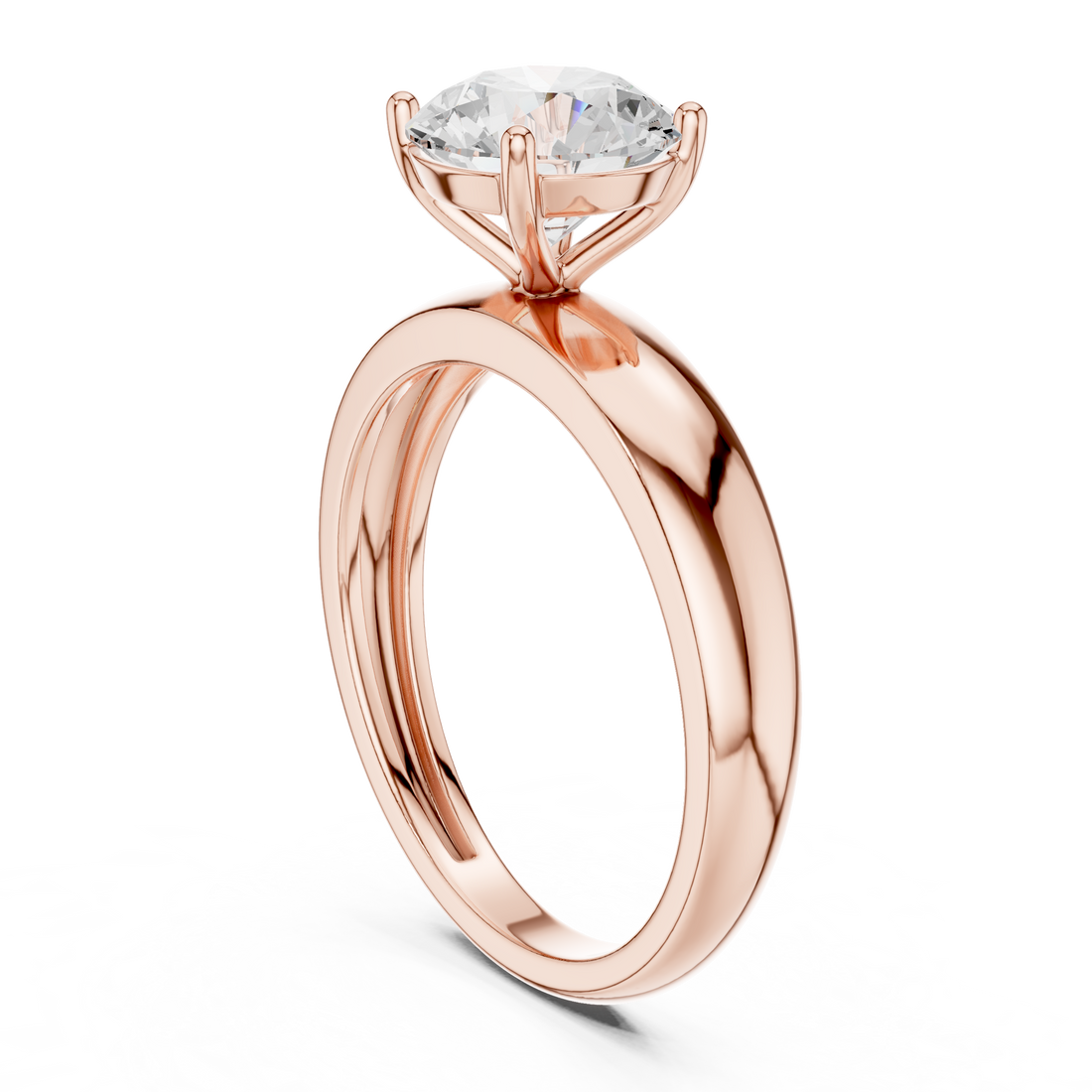 Lotus Crest Lab Grown Diamond Ring