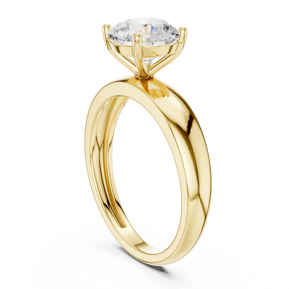 Lotus Crest Lab Grown Diamond Ring