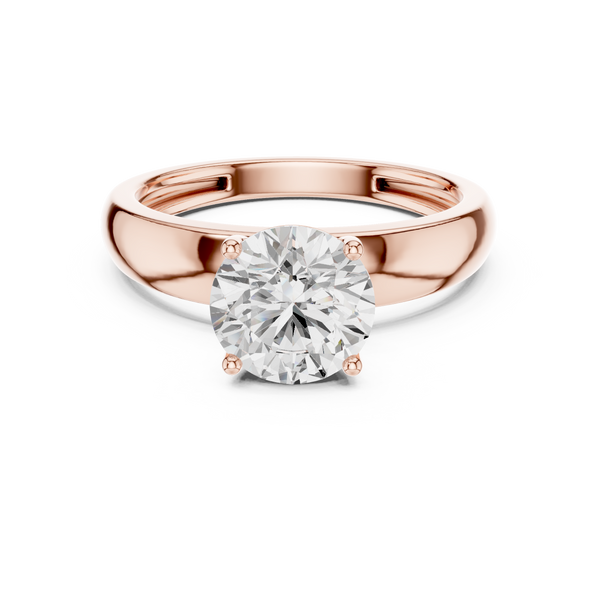 Lotus Crest Lab Grown Diamond Ring