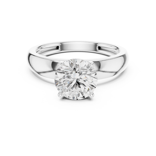 Lotus Crest Lab Grown Diamond Ring