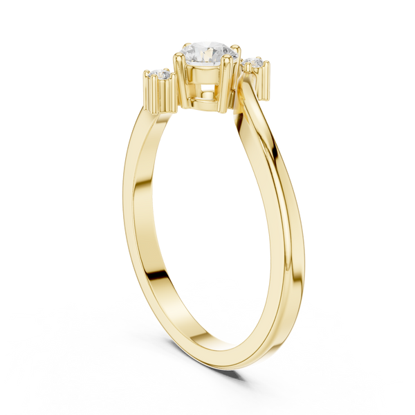 Amber Haven Lab Grown Diamond Ring