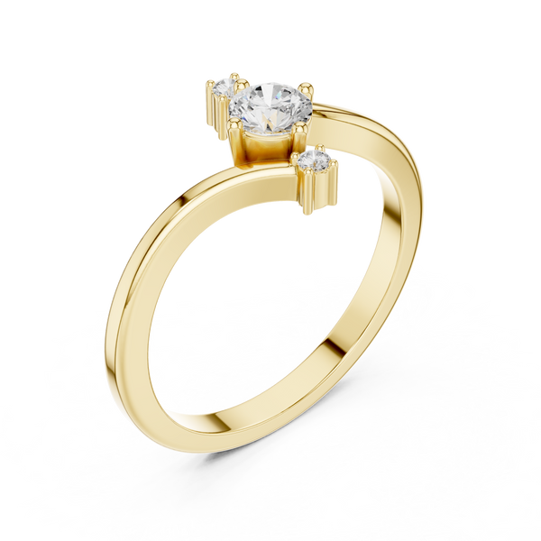 Amber Haven Lab Grown Diamond Ring