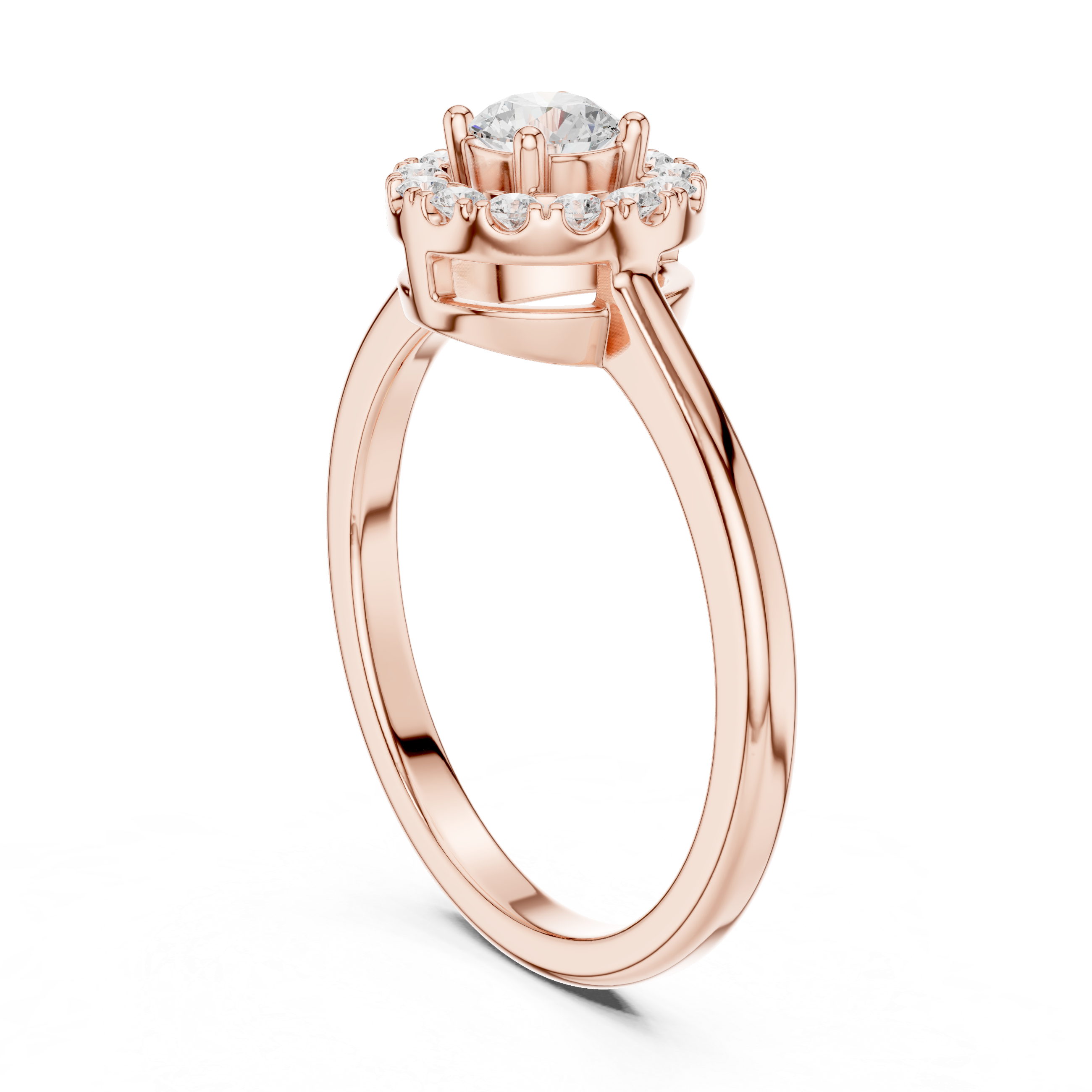 Cinnamon Glow Lab Grown Diamond Ring