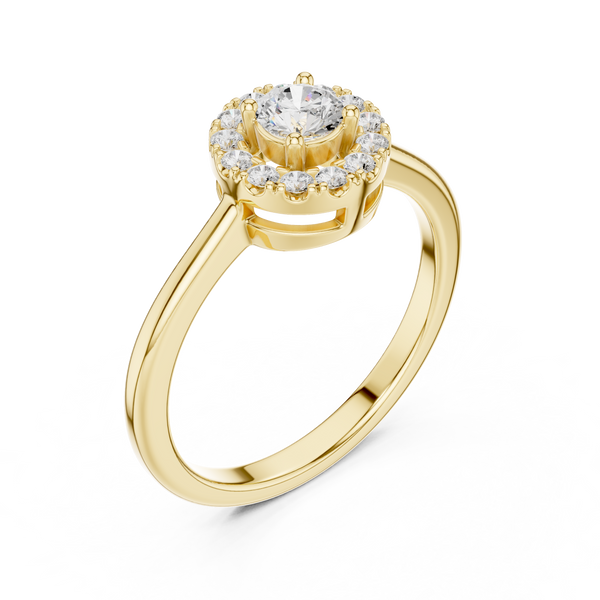 Cinnamon Glow Lab Grown Diamond Ring