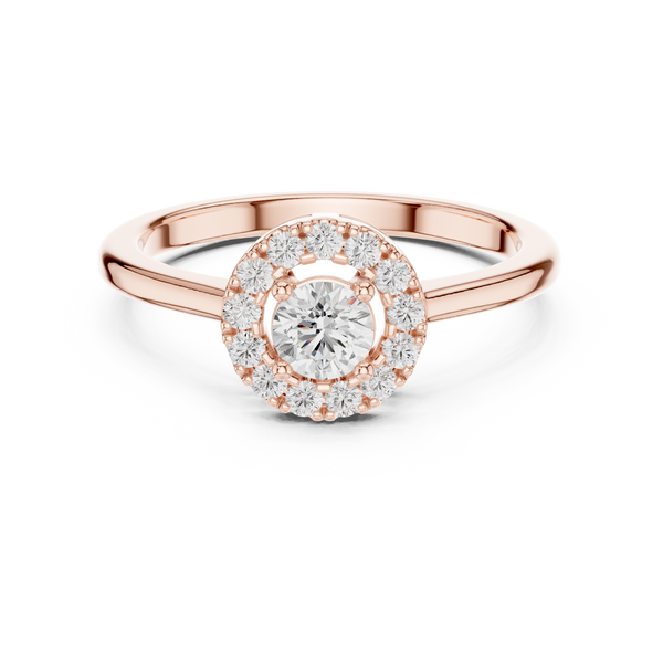 Cinnamon Glow Lab Grown Diamond Ring