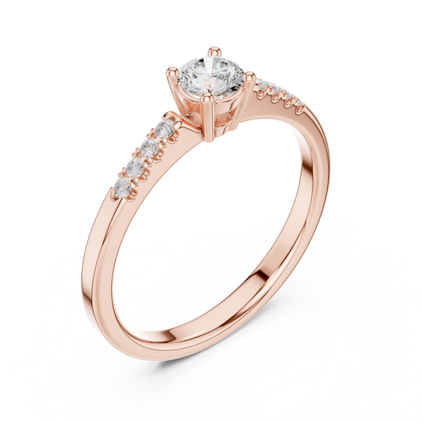 Garden Halo Lab Grown Diamond Ring