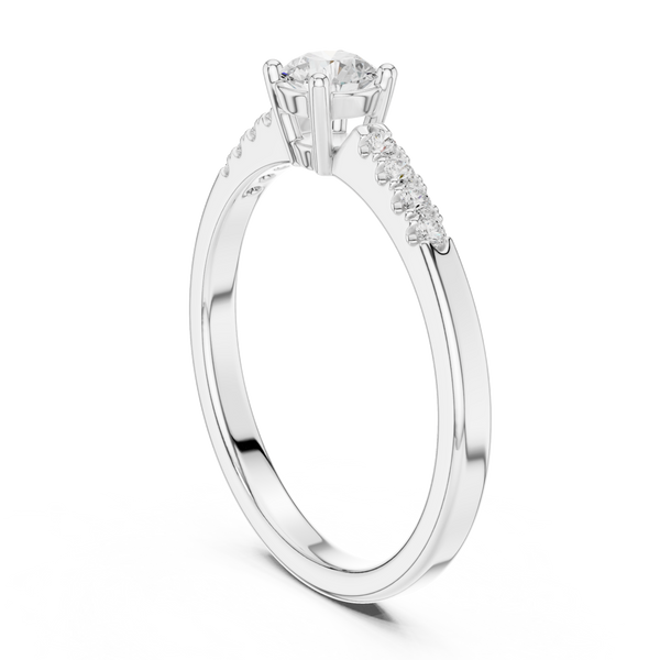 Garden Halo Lab Grown Diamond Ring