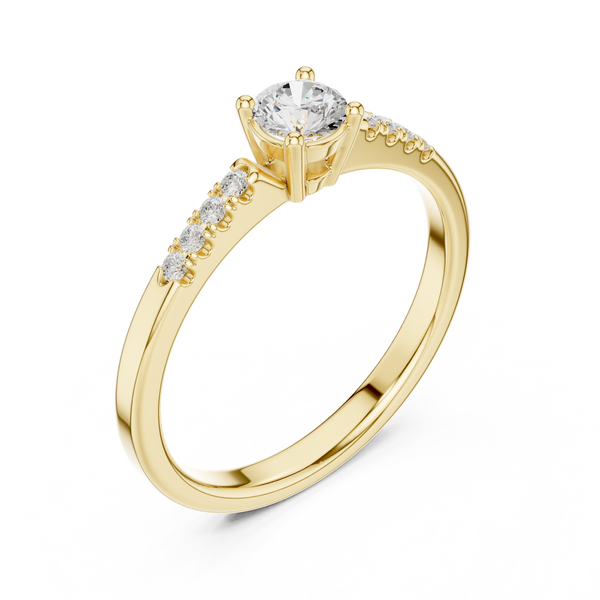 Garden Halo Lab Grown Diamond Ring