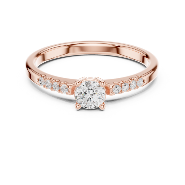 Garden Halo Lab Grown Diamond Ring