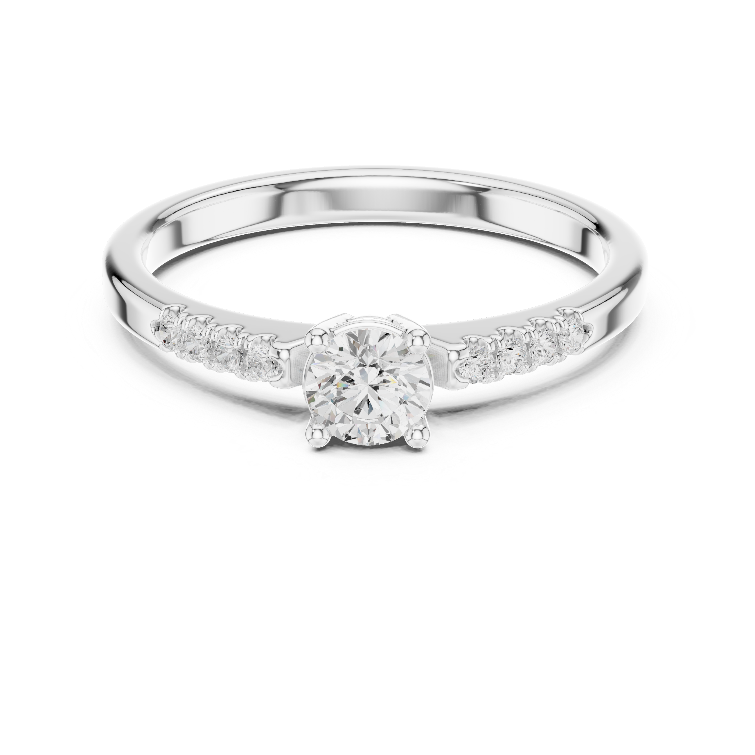 Garden Halo Lab Grown Diamond Ring