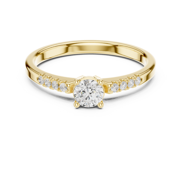 Garden Halo Lab Grown Diamond Ring