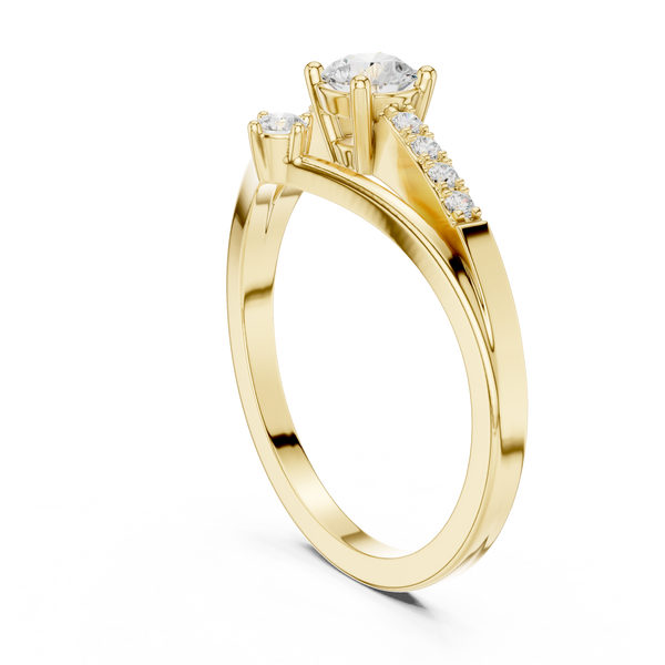 Skyline Aura Lab Grown Diamond Ring