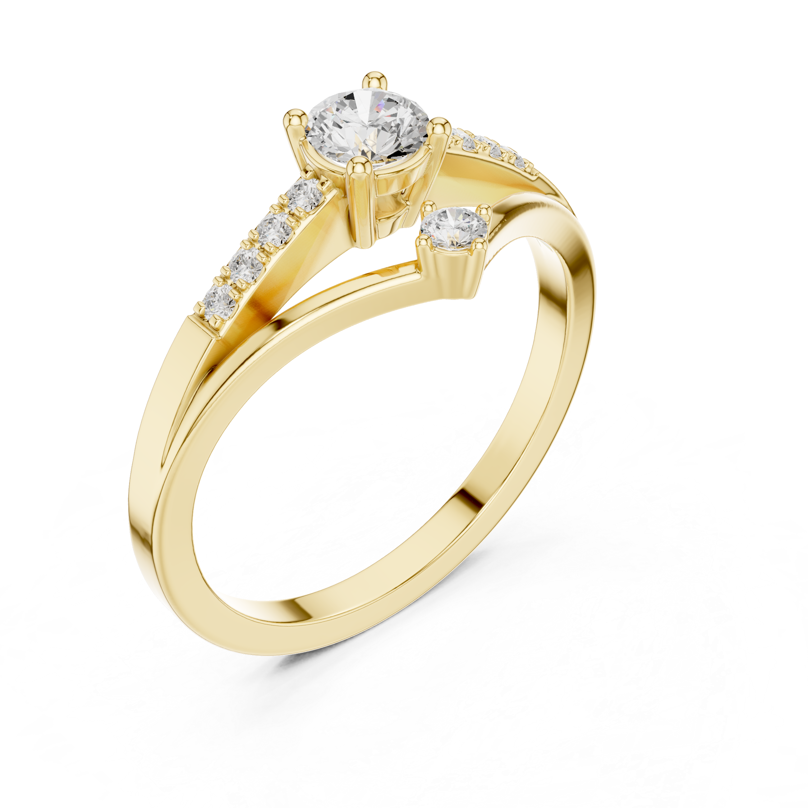 Skyline Aura Lab Grown Diamond Ring