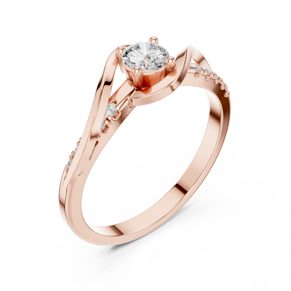 Golden Canyon Lab Grown Diamond Ring