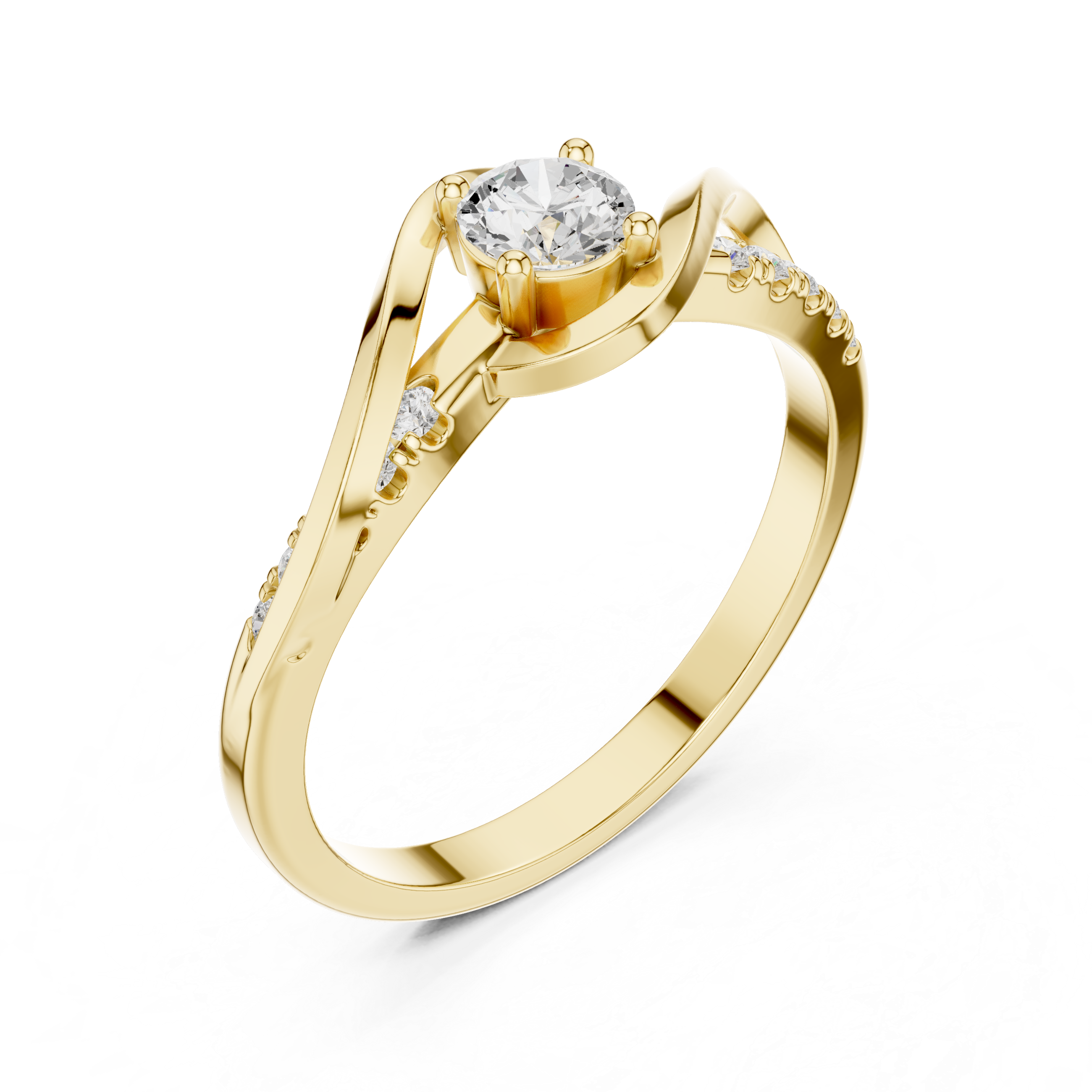 Golden Canyon Lab Grown Diamond Ring