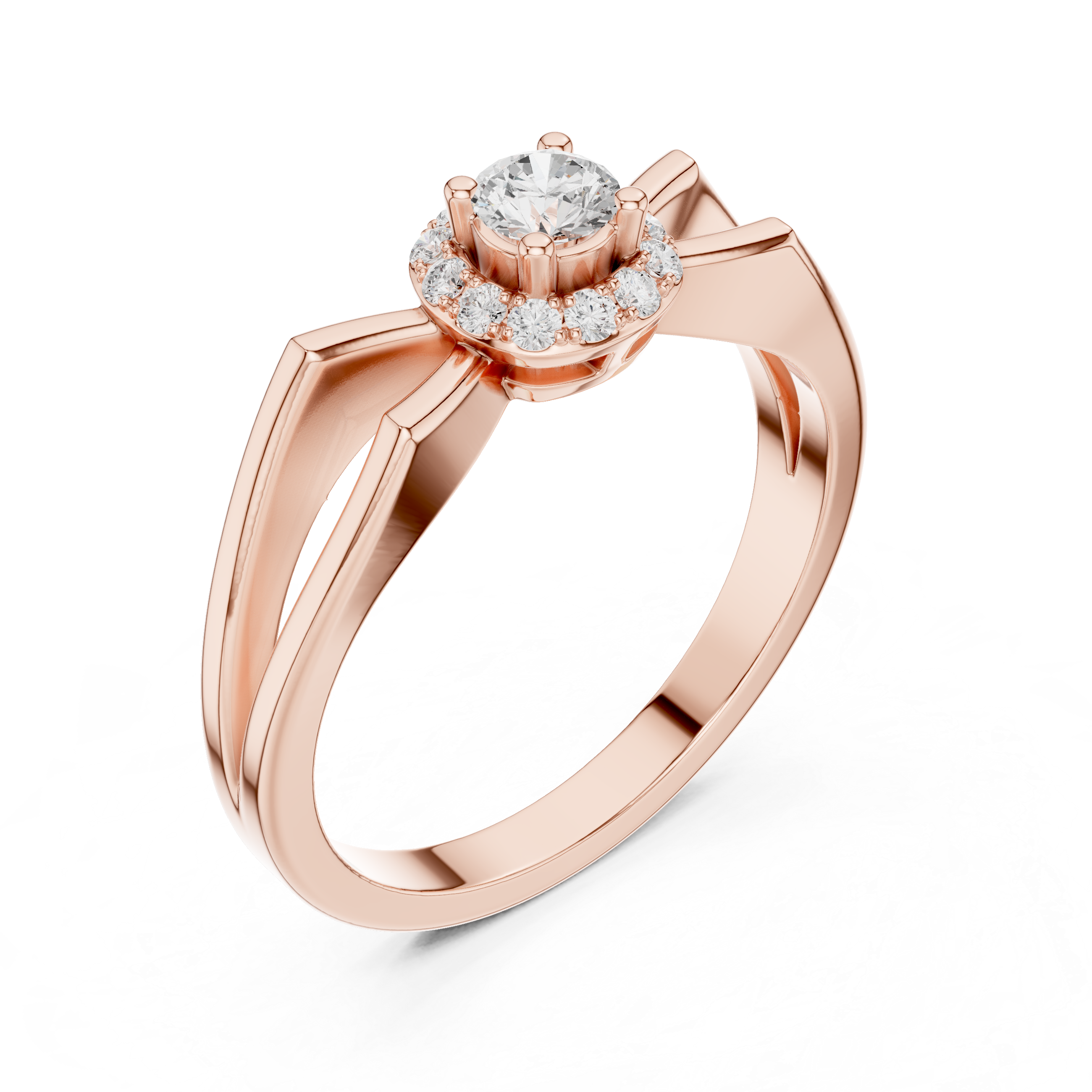 Honey Crest Lab Grown Diamond Ring