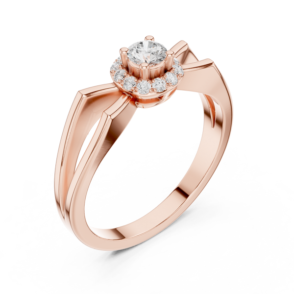 Honey Crest Lab Grown Diamond Ring