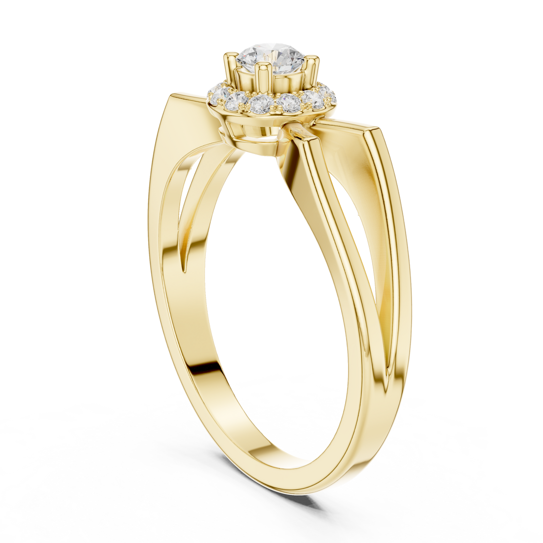 Honey Crest Lab Grown Diamond Ring