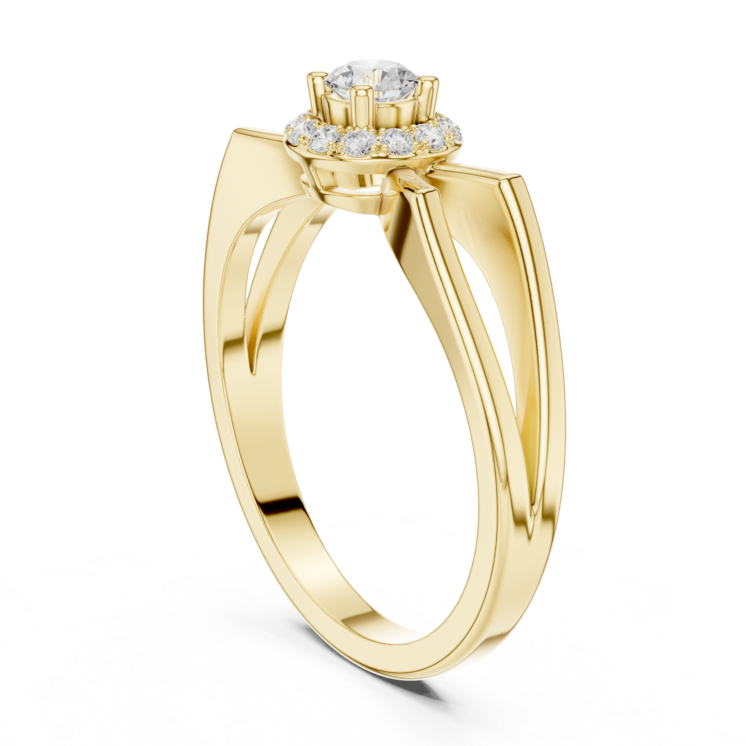 Honey Crest Lab Grown Diamond Ring